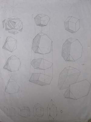 transformation of geometric shapes (taken from Keith Critchlow)