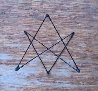unicursal hexagram model found within the octahedron