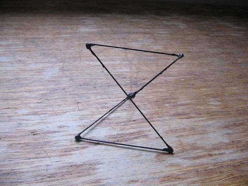unicursal hexagram model found within the octahedron